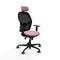 Jorquera Piqueras y Crespo 1D036G2 - Bureaustoel met hoofdsteun - Verstelbare hoogte - Roze
