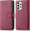 imoshion Samsung Galaxy A33 - Luxe Bookcase - Ruimte voor 3 pasjes - Bordeaux