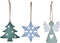 Kerst Decoratie Set DKD Home Decor Hout MDF (21 x 8 x 1,5 cm)
