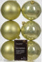 Kerstbal kunststof d8 cm pstch 6st kerst
