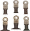 Fein 35222967010 Best of E-cut 6-delige multitool zaagbladen set - Wood & Metal - starlock