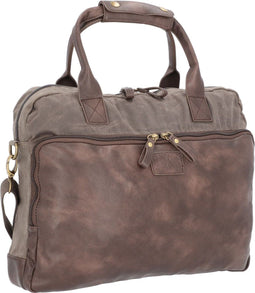 Pride and Soul laptoptas - MYSTIFY - imitatieleer - grijsbruin - JU-47302