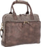 Pride and Soul laptoptas - MYSTIFY - imitatieleer - grijsbruin - JU-47302
