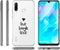 iMoshion Hoesje Geschikt voor Huawei P30 Lite Hoesje Siliconen - iMoshion Design hoesje - Transparant / Zwart / Live Laugh Love