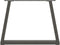 vidaXL - Eettafelpoten - 2 - st - V-vormig - 70x(42-43,3) - cm - staal - antraciet