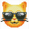 DIAMOND DOTZ Cool Kat - Diamond Painting - 797 Dotz - 10x10 cm