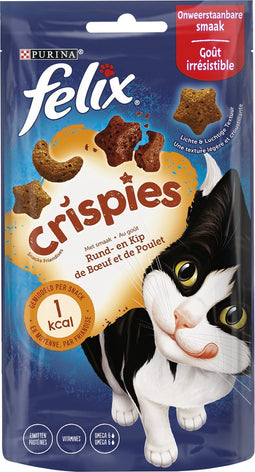Felix Crispies - Kattensnack - Rund Kip 48 g