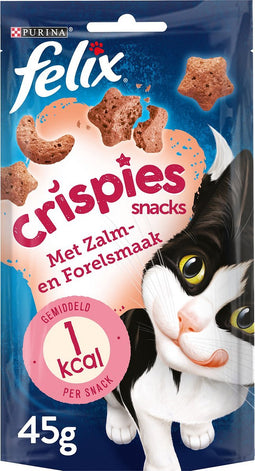Felix Crispies - Kattensnack - Zalm Forel 48 g