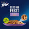 Felix Elke Dag Feest Mix Selectie in Gelei - Kattenvoer Natvoer - Kabeljauw Tonijn Rund & Kip - 80 x 85 g