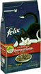Felix Meaty Sensations - Kattenvoer Droogvoer - Rund, Kip & Groenten - 4 kg