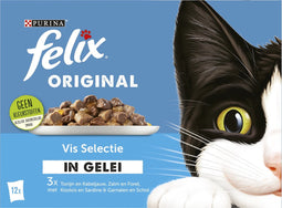 Felix Original Vis Selectie in Gelei 12 x 85 gr