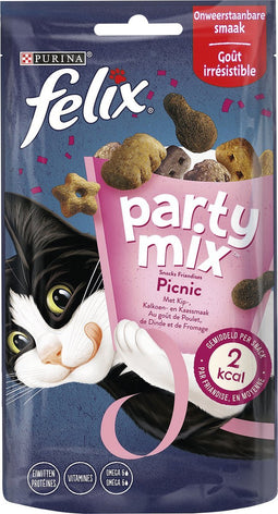 Felix Partymix Picnic - Kattensnack - Mix 60 g