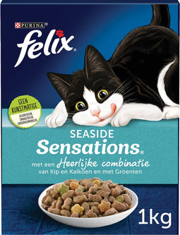 FELIX Seaside Sensations - Zalm & Groenten - Kattenvoer - 1 kg