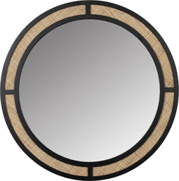 Feliz Lifestyle Aida Spiegel Rond - Zwart