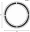 Feliz Lifestyle Aida Spiegel Rond - Zwart