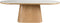 Feliz Lifestyle Almira Eettafel Ovaal Hout Wit/ Bruin