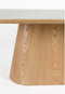Feliz Lifestyle Almira Eettafel Ovaal Hout Wit/ Bruin