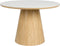 Feliz Lifestyle Almira Eettafel Rond 115 cm Hout Wit/ Bruin