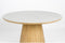 Feliz Lifestyle Almira Eettafel Rond 115 cm Hout Wit/ Bruin