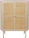 Feliz Lifestyle Amaya Kast Laag 2 deurs Rotan - Beige