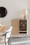 Feliz Lifestyle Amaya Wijnkast/ Drankkast/ Barkast Laag Rotan - Beige