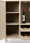 Feliz Lifestyle Amaya Wijnkast/ Drankkast/ Barkast Laag Rotan - Beige