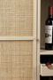 Feliz Lifestyle Amaya Wijnkast/ Drankkast/ Barkast Laag Rotan - Beige