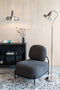Feliz Lifestyle Anshin Vloerlamp/ Staande Leeslamp Glas Grijs