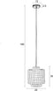 Feliz Lifestyle Arjun Hanglamp Katoen Breed - Beige