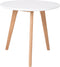 Feliz Lifestyle Bodine Bijzettafel Rond Hout Wit - Set van 2
