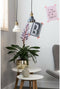 Feliz Lifestyle Bodine Bijzettafel Rond Hout Wit - Set van 2