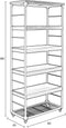 Feliz Lifestyle Botan Stellingkast L - Grijs