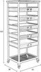 Feliz Lifestyle Botan Stellingkast S - Grijs
