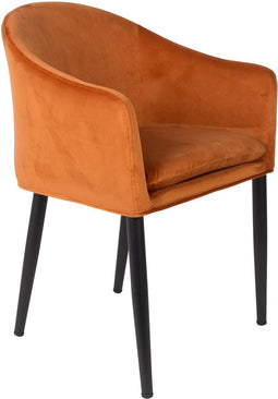 Feliz Lifestyle Catelyn Eetkamerstoel met armleuning Oranje