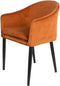 Feliz Lifestyle Catelyn Eetkamerstoel met armleuning Oranje