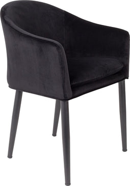 Feliz Lifestyle Catelyn Eetkamerstoel met armleuning Zwart