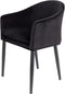 Feliz Lifestyle Catelyn Eetkamerstoel met armleuning Zwart