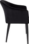 Feliz Lifestyle Catelyn Eetkamerstoel met armleuning Zwart