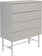 Feliz Lifestyle Cayo Ladekast/ Kast 4 lades Wit