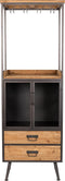 Feliz Lifestyle Damiam Wijnkast/ Drankkast/ Barkast Hoog Hout Metaal - Multi colour