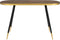 Feliz Lifestyle Denise Consoletafel/ Wandtafel Hout 121x 91 cm Bruin/ Goud