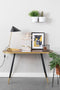 Feliz Lifestyle Denise Consoletafel/ Wandtafel Hout 121x 91 cm Bruin/ Goud