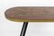 Feliz Lifestyle Denise Consoletafel/ Wandtafel Hout 121x 91 cm Bruin/ Goud