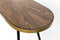 Feliz Lifestyle Denise Consoletafel/ Wandtafel Hout 121x 91 cm Bruin/ Goud