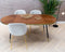 Feliz Lifestyle Denise Eettafel Hout Ovaal 180x90 cm Bruin/ Goud