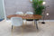 Feliz Lifestyle Denise Eettafel Hout Ovaal 180x90 cm Bruin/ Goud