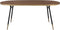 Feliz Lifestyle Denise Eettafel Hout Ovaal 180x90 cm Bruin/ Goud