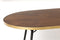Feliz Lifestyle Denise Eettafel Hout Ovaal 180x90 cm Bruin/ Goud