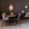Feliz Lifestyle Denise Eettafel Hout Ovaal 180x90 cm Bruin/ Goud