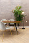 Feliz Lifestyle Denise Eettafel Hout Ovaal 180x90 cm Bruin/ Goud